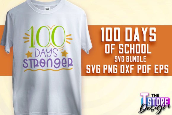 100 Days of School SVG: Graphics for Crafts