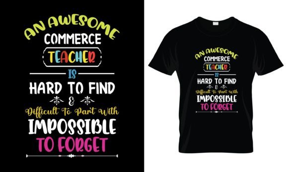 Awesome Commerce Teacher Graphics & Print Templates