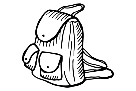 Backpack Doodle Graphics: Perfect School Illustrations