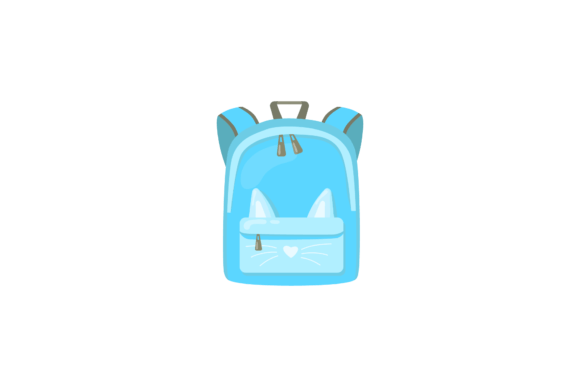 Cute School Bag Icon: Graphics and Icons for Branding