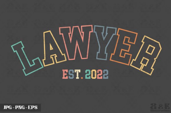 New Lawyer Graduation Graphics for T-Shirt Designs
