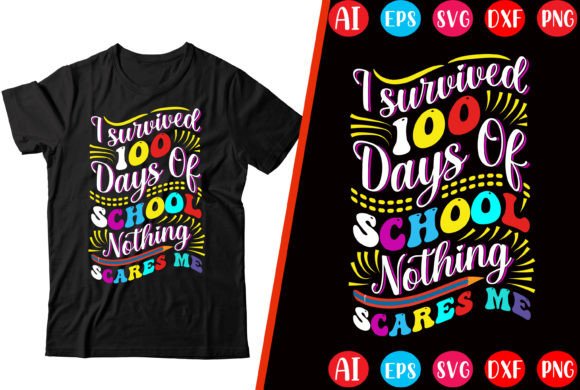 Review: 100 Days School Graphics & T-Shirt Designs