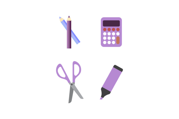 School Study Graphics: Icons for Crafters