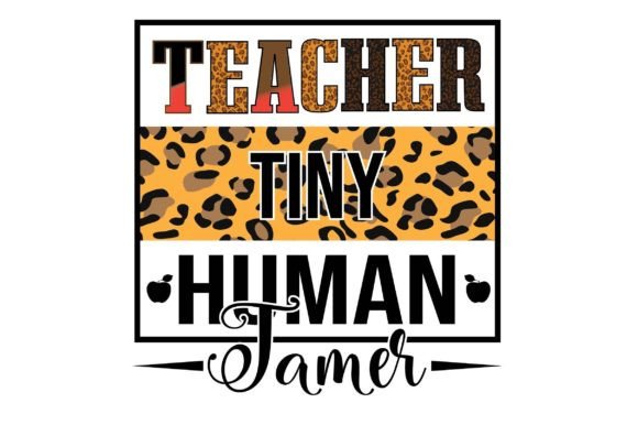 Teacher Tiny Human Graphics for T-Shirt Designs